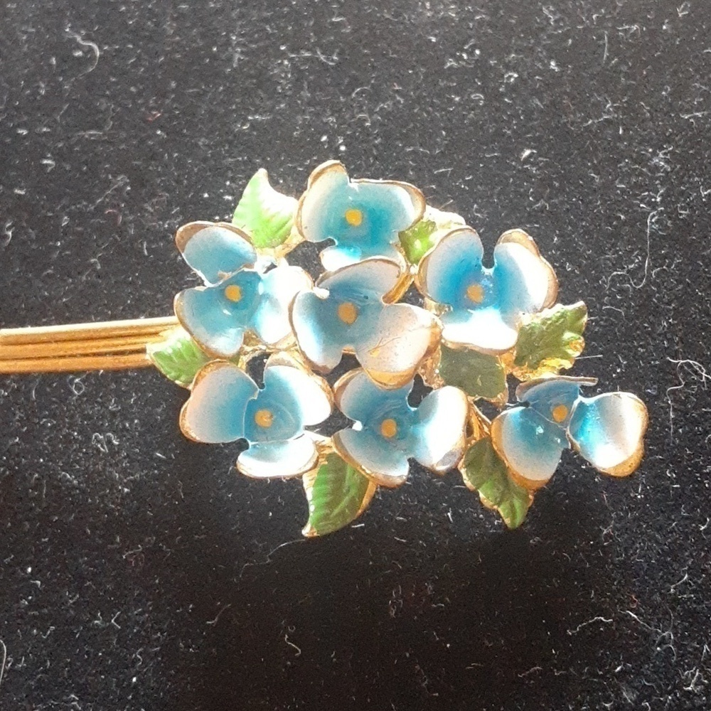 Rare Austria For Get Me Not Pin. 1940-1960